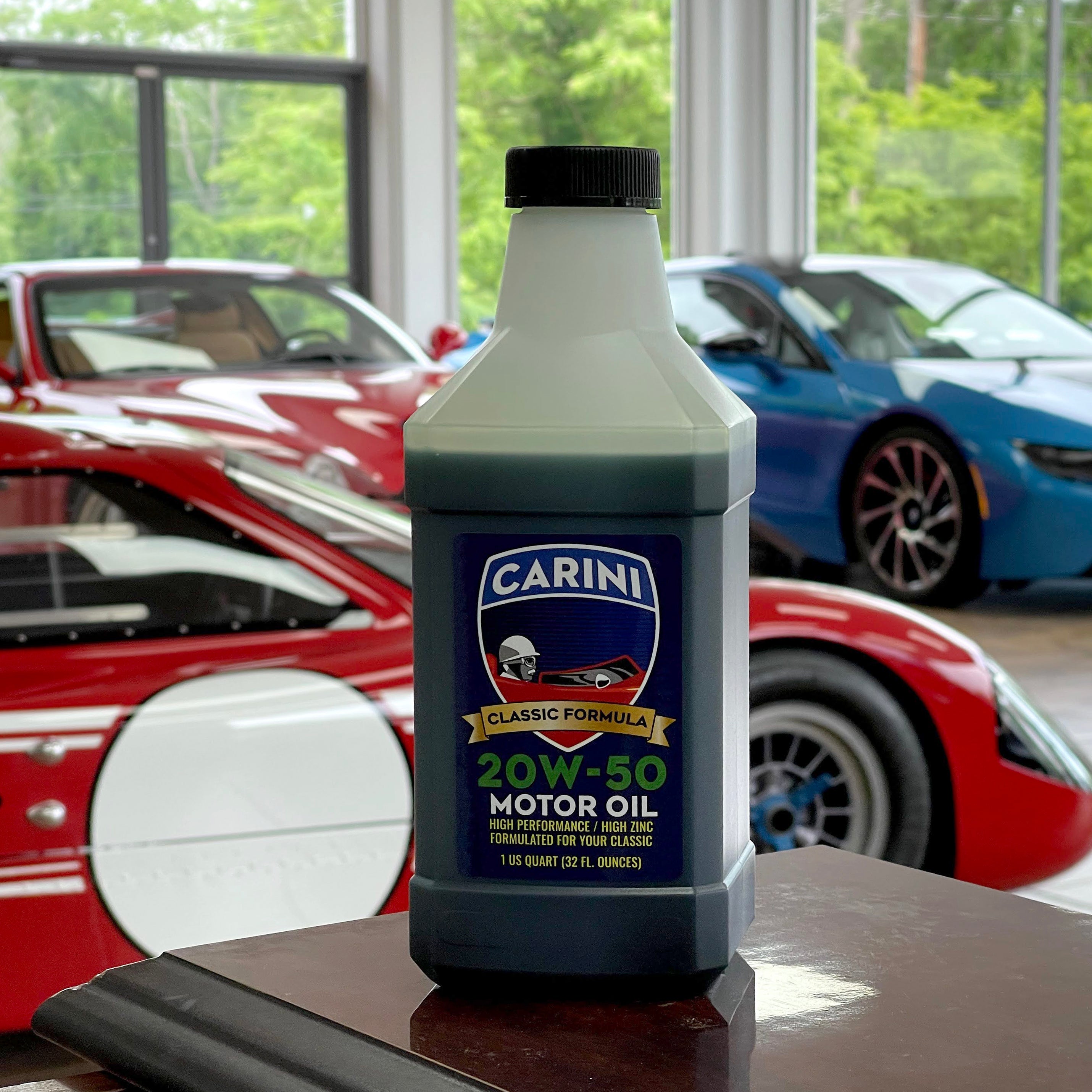 Carini Classic Formula Motor Oil 20W50, Six Pack – The Official Wayne Carini  Shop