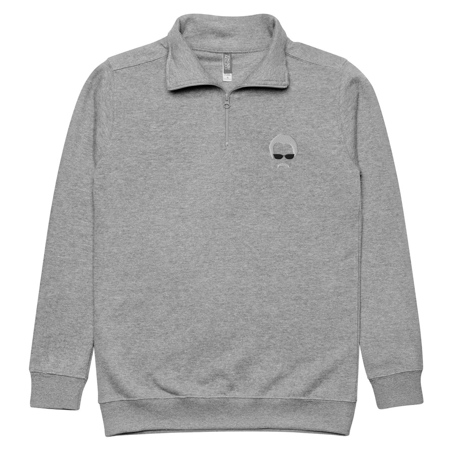 Wayne Drive-in embroidered pullover Quarter zip