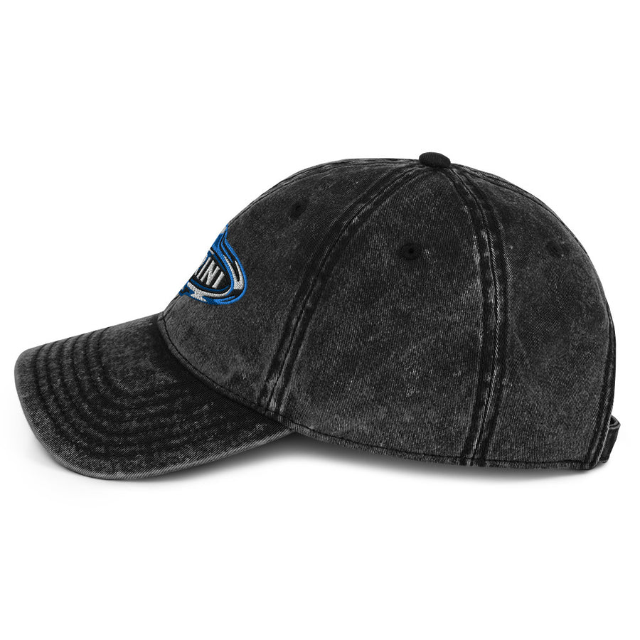 2025 Blue Oval Logo Vintage Cotton Twill Cap