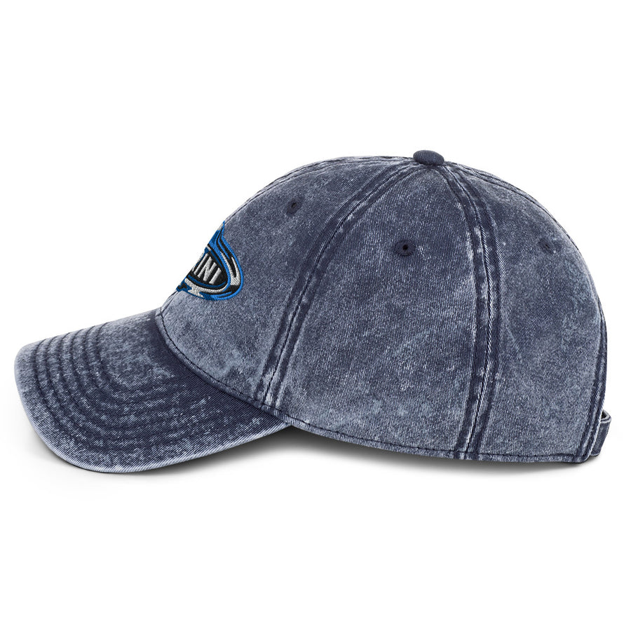 2025 Blue Oval Logo Vintage Cotton Twill Cap