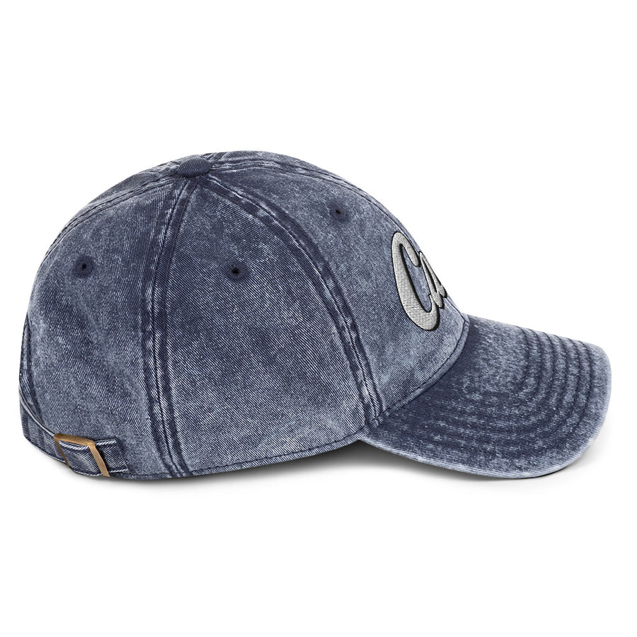 2025 Carini Script Embroidered Vintage Twill Cap