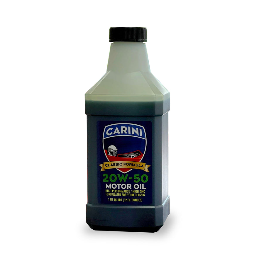 Carini Classic Formula Motor Oil 20W50, Six Pack