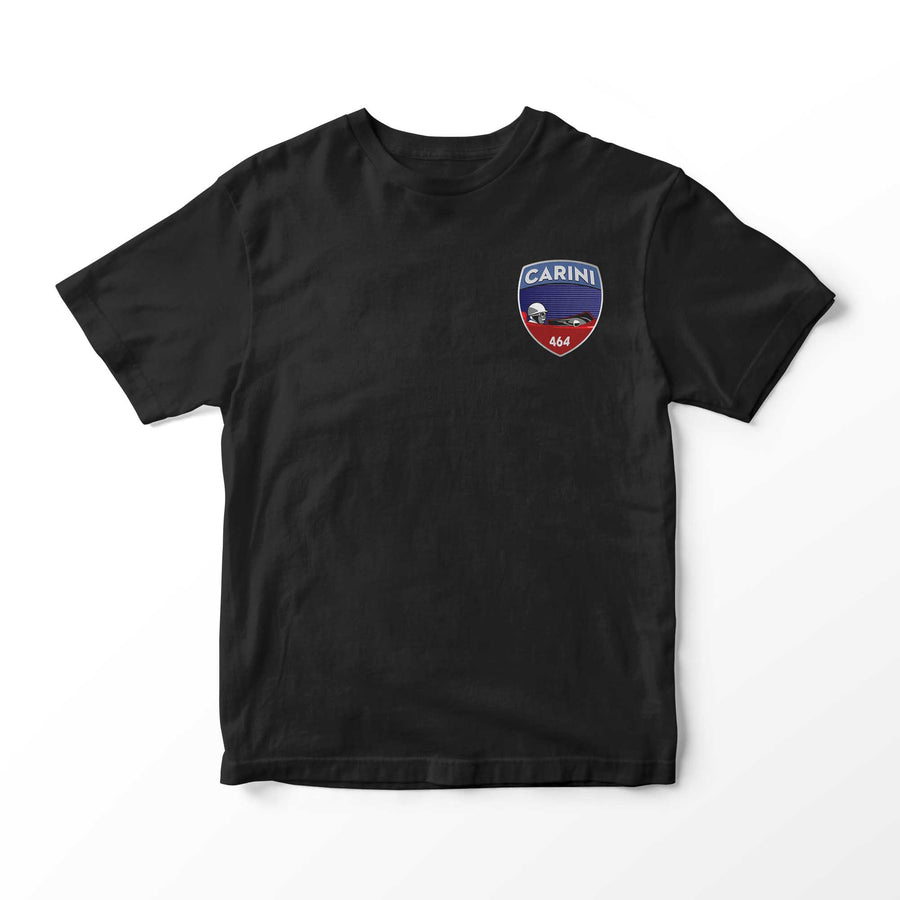 The Official Carini 464 Series shield logo T-shirt